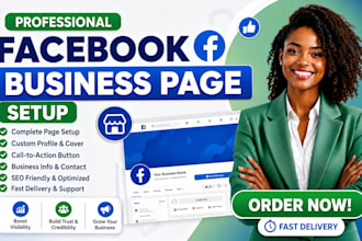 create and setup facebook business page