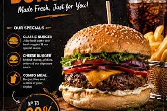design a professional flyer poster for your busine