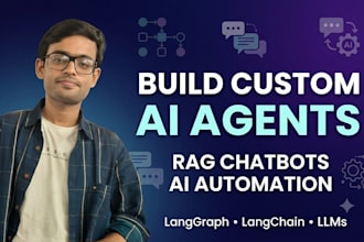 build ai agents, rag chatbots and ai automation