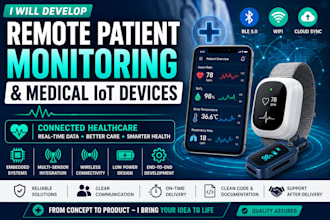 develop remote patient monitoring and medical iot device