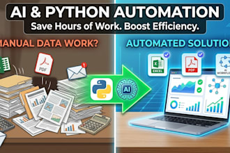 automate excel, pdf and other tasks with python and ai