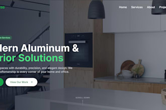 create a professional responsive website for your business