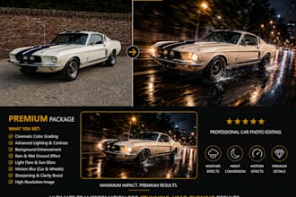 edit car photo and create realistic automotive transformations