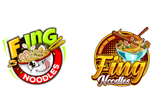 do pleasant lovely noodles logo for your business