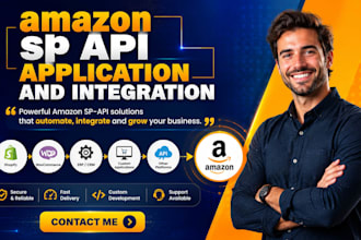 develop custom amazon sp API application and integration