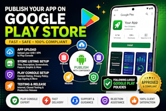upload and publish your app on google play store