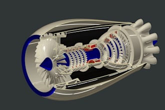create professional 3d cad models in creo, catia, solidworks and autocad by love