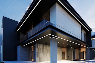 produce photorealistic 3d architectural renders