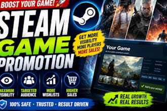 game promotion steam game promotion game marketing steam wishlist steam game