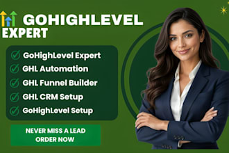 build ghl ai agent, email automation, workflows and CRM setup