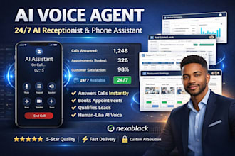 build ai voice agent, ai receptionist, ai phone caller with vapi and twilio