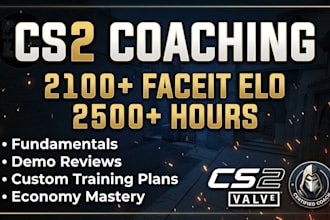 provide professional cs2 coaching and custom training plans