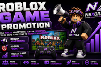 roblox advertising,roblox promotion,roblox game marketing, to increase engagent