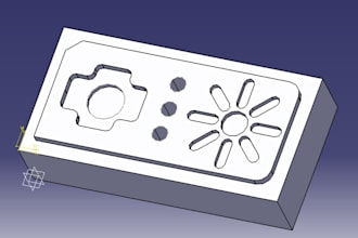 draw products and parts in autocad and catia