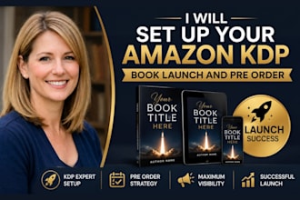 set up your amazon KDP book launch and pre order