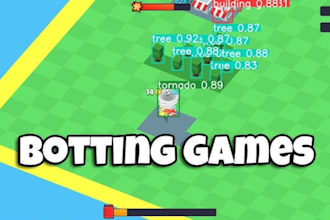 create simple image recognition cheats or bots for online games or simple games