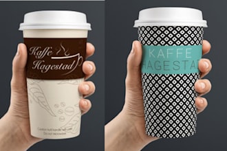 do one time cup, paper cup, plastic cup, coffee cup design