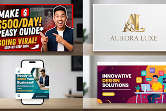 do professional graphic design and viral video thumbnails