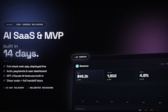 build an ai mvp and saas for your startup
