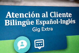 attention to the client in spanish and english