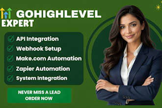 ghl automation workflows using make com API integration and webhooks