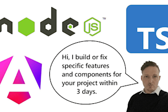 build your nodejs API or angular web application