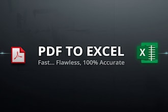 extract and convert PDF to excel or google sheets perfectly