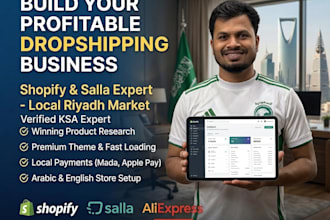 be your shopify and salla ecommerce store design expert