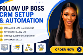 setup follow up boss CRM automation workflow and lead follow up system ghl CRM