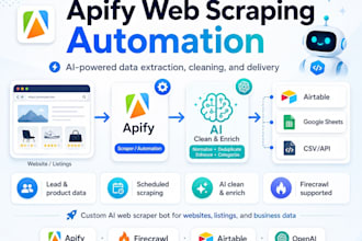 build apify web scraping automation with ai data extraction