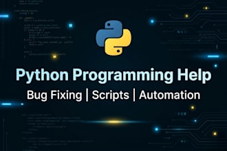 solve python programming problems and assignments