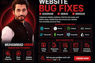 diagnose and fix website bugs errors and issues