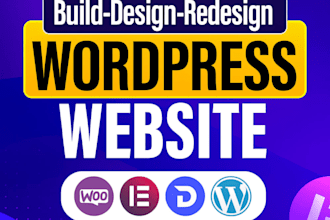 design wordpress business website, corporate website or redesign website