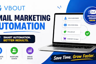 set up vbout email marketing automation, CRM and campaign management
