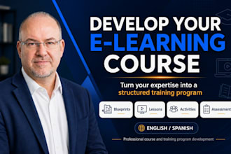 develop your elearning course or training program