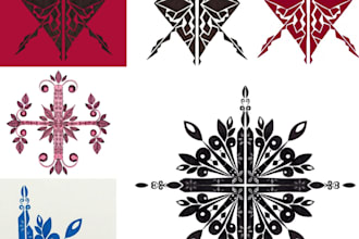 make geometric and other fun logo designs for you