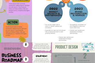 design custom professional infographic and flowchart
