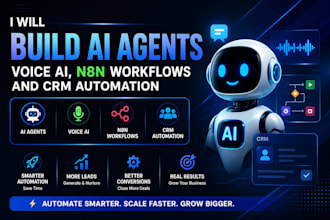 build ai agents, voice ai, n8n workflows and CRM automation