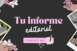 haré una lectura crítica de tu manuscrito