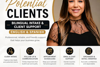 provide bilingual intake support
