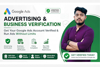 complete google business operation verification and advertiser verification