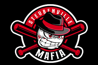 draw high quality baseball mascot logo with t shirt design