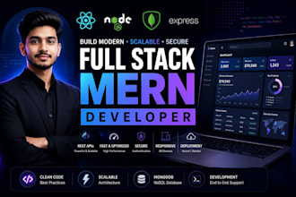 develop a full stack mern web application