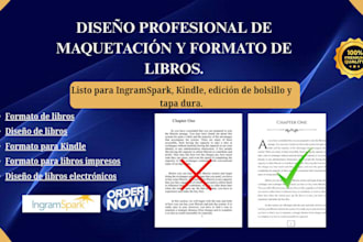 formateo tu libro para su publicación en rústica y tapa dura en ingramspark