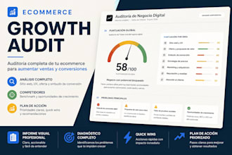 audit your ecommerce website, conversion funnel and digital strategy