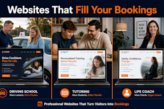 wordpress website design for driving instructors private tutors and life coaches