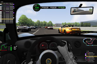 design custom simhub dashboards and assetto corsa huds