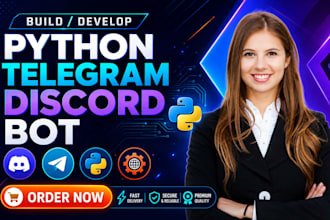 build python web scraping discord telegram ai automation trading bot