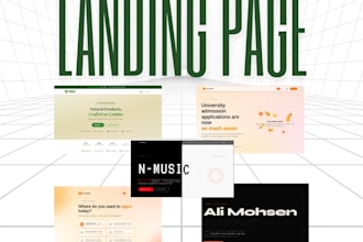 build a responsive react landing page with animations