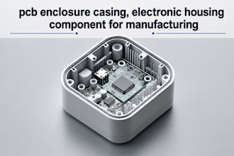 design pcb enclosure casing, electronic housing component for manufacturing